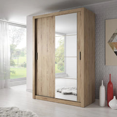 Arti AR-04 Wardrobe With 2 Sliding Doors In Oak Shetland
