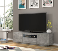 Aura Floating TV Stand in Concrete Grey 150cm