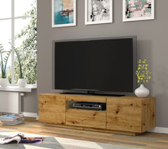 Aura Floating TV Stand in Oak Artisan 150cm