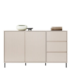 Avenale Wooden Sideboard 2 Door 3 Drawer in Cashmere - Furniture One Shop