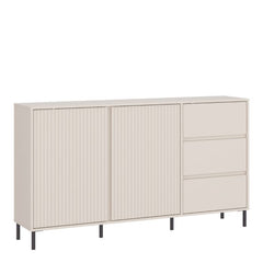 Avenale Wooden Sideboard 2 Door 3 Drawer in Cashmere - Furniture One Shop