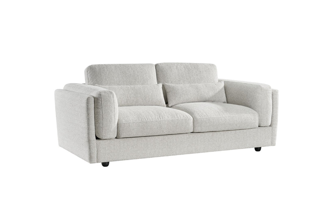 Bari 3 Seater Sofa In Beige Fabric