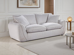 Berlin 2 Seater Sofa In Beige Fabric - Furniture One Shop