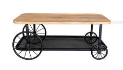 Craft Wheel Coffee Table