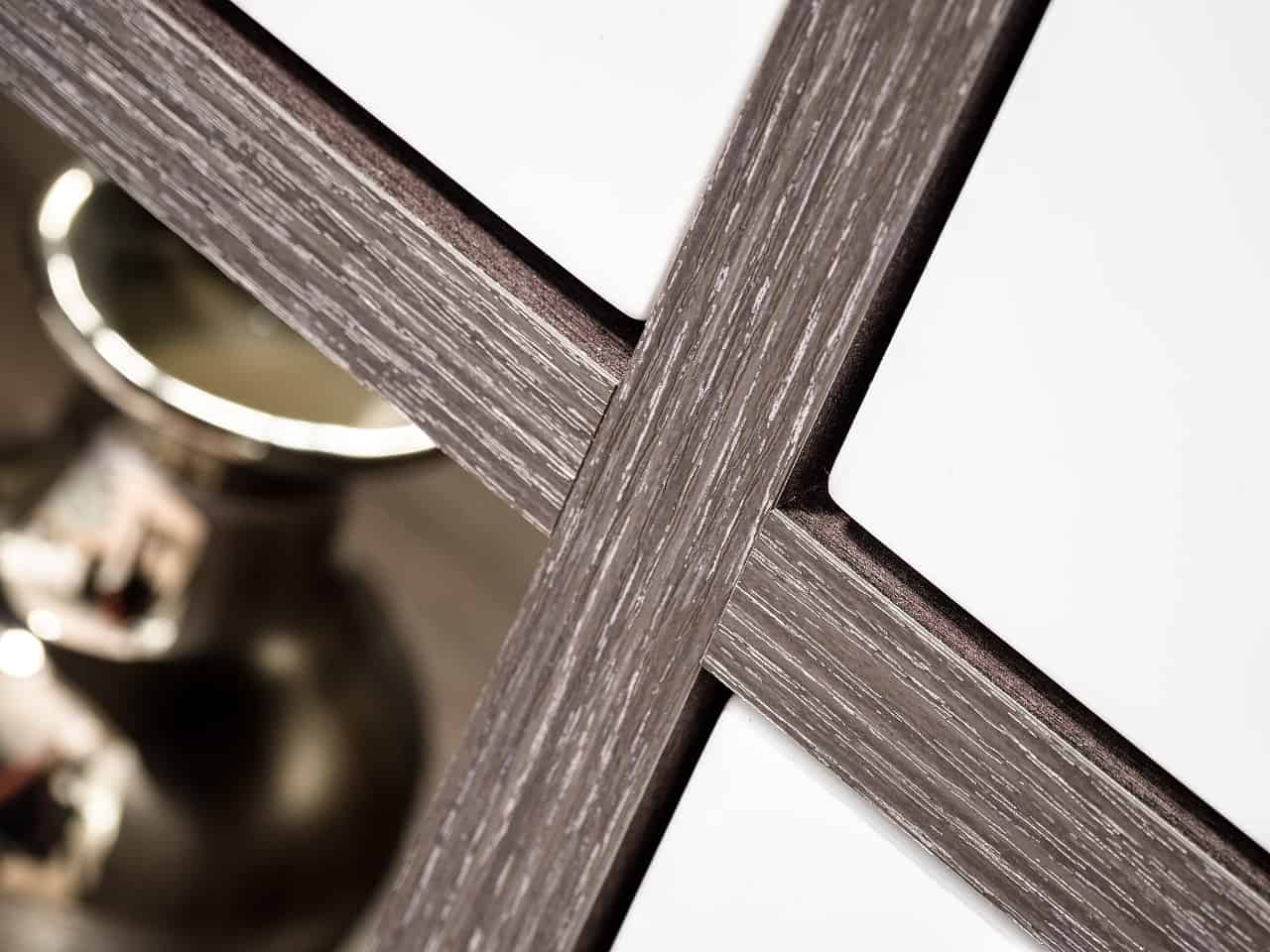 Cross Wooden 2 Door 2 Drawers Display Cabinet in White High Gloss - Furniture One Shop