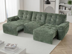 Dallas Electric Sofa Bed 3 Seater In Green