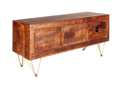 Dark Gold Plasma TV Stand - Furniture One Shop