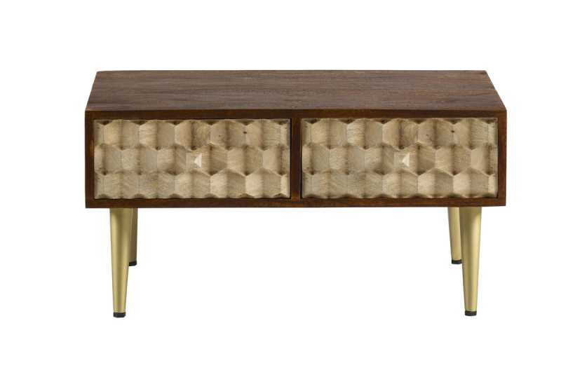 Edison Coffee Table With 2 Drawers