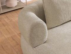 Ferro Beige Fabric Left Hand Corner Sofa