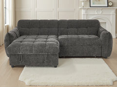 Florida Universal Corner Sofa Bed With Storage In Grey