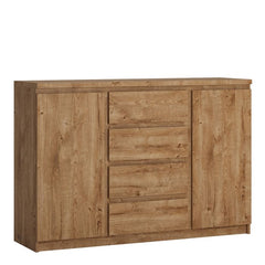 Fribo 2 door 4 drawer sideboard in Oak - Furniture One Shop