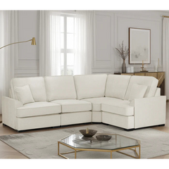 Funk Universal Corner Sofa In Beige Fabric