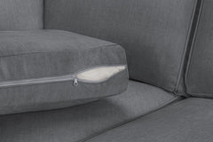 Funk Universal Corner Sofa In Grey Fabric