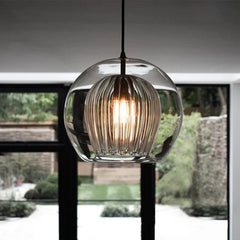 Mizan Glass Plated Pendant Light - Furniture One Shop