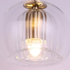 Mizan Glass Plated Pendant Light - Furniture One Shop
