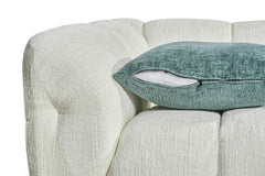 Genoa Left Hand L-Shape Corner Sofa In Beige Fabric