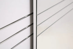 Havana ID-12 Wooden Wardrobe With 2 Sliding Doors In Whit Matt
