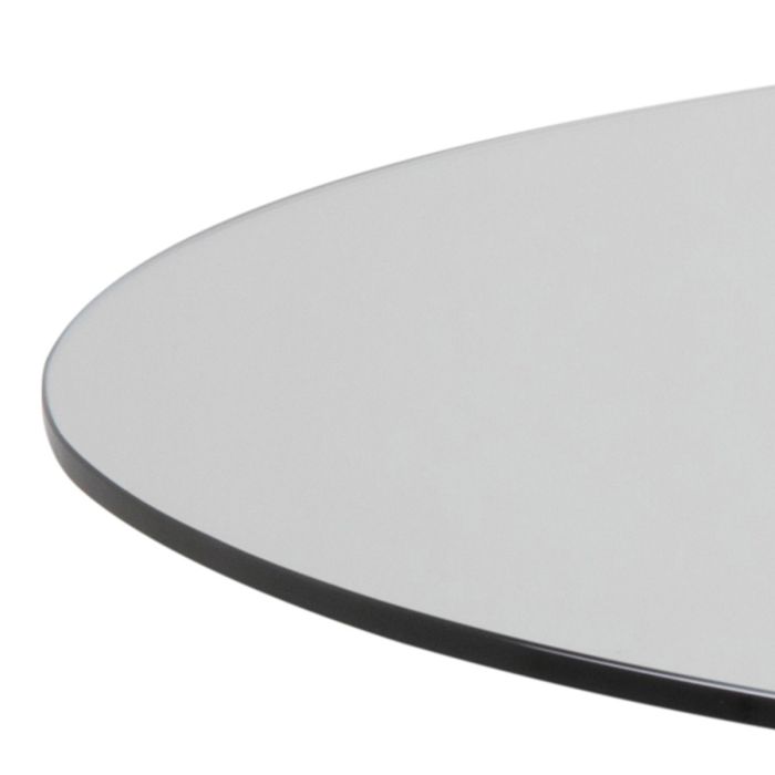 Heaven Round Dining Table with Glass Top 119cm - UK