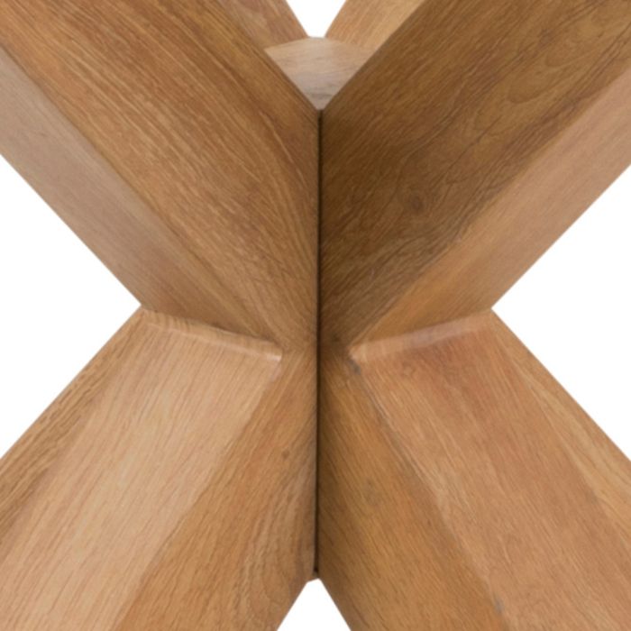 Heaven Round Dining Table with Glass Top 119cm - UK