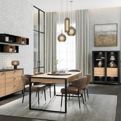 High Rock Dining Table in Riviera Oak - Furniture One Shop
