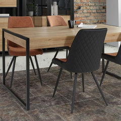 High Rock Dining Table in Riviera Oak - Furniture One Shop