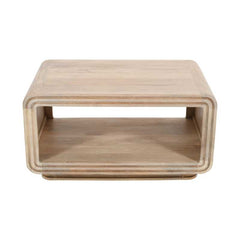 Hudson Carved Mango Wood Coffee Table - Furniture One Shop