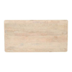 Hudson Carved Mango Wood Dining Table 6 Seater - Furniture One Shop