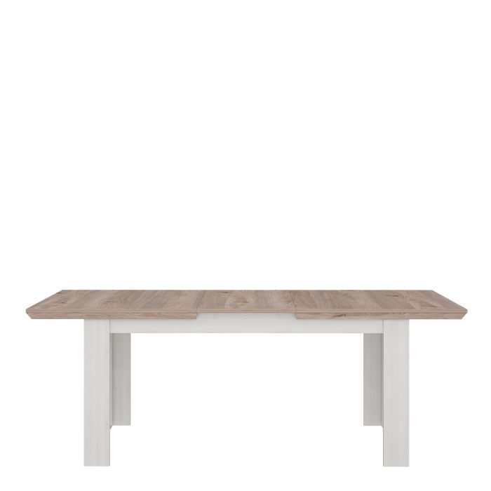 Illopa Dining Table Extended in Oak Nelson/Snowy Oak