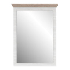 Illopa Mirror in Oak Nelson/Snowy Oak - Furniture One Shop