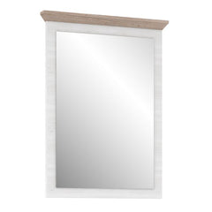 Illopa Mirror in Oak Nelson/Snowy Oak - Furniture One Shop