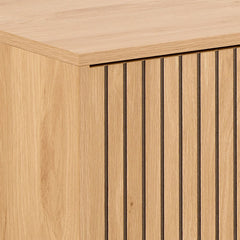 Jaipur Wooden Large TV Stand with 3 Door in Solid Oak - Furniture One Shop