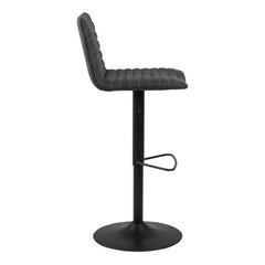 Kimmy Bar Stool in Grey Fabric Set of 2 - Furniture One Shop