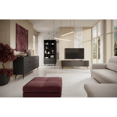 Lante Wooden TV Stand 200cm in Black
