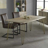Light Gold Dining Table