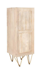 Light Gold Tall Chest Of Drawers
