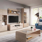 Link Wooden Coffee Table 120cm in Oak Sonoma