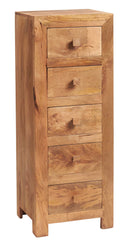 Toko Light Mango 5 Drawer Chest - UK