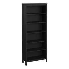Madrid Bookcase in Black - Furniture One Shop
