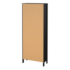 Madrid Bookcase in Black - Furniture One Shop