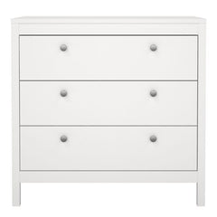 Madrid Chest 3 drawers in White