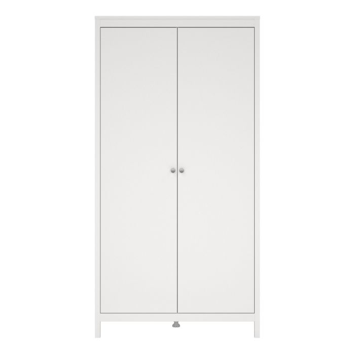 Madrid Wardrobe with 2 Doors in White