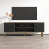 Maison Black And Gold TV Unit
