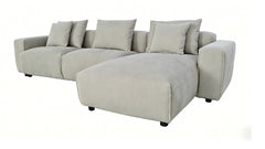 Malibu Universal L-shape Corner Sofa In Beige