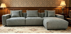 Malibu Universal L-shape Corner Sofa In Grey