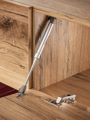 Marino Wooden Entertainment Unit in Navy & Oak Flagstaff - Furniture One Shop