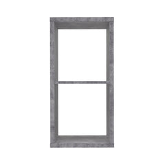 Mauro Medium Bookcase in Concrete Grey - Furniture One Shop