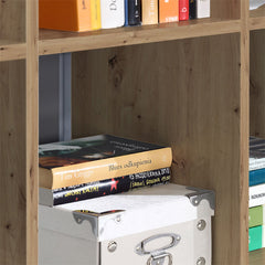 Mauro Small Bookcase in Artisan Oak - Furniture One Shop