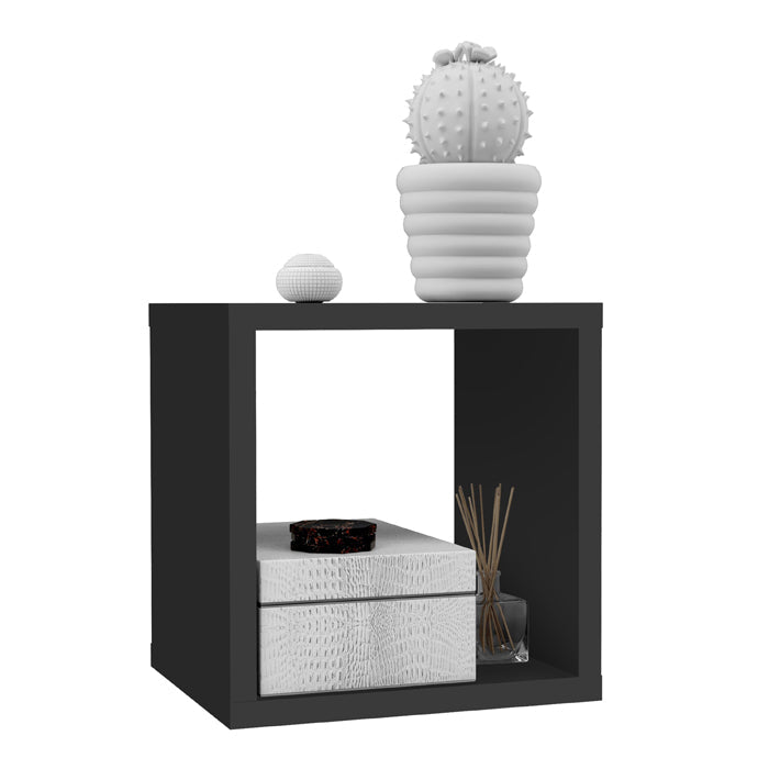 Mauro Small Bookcase in Matt Black