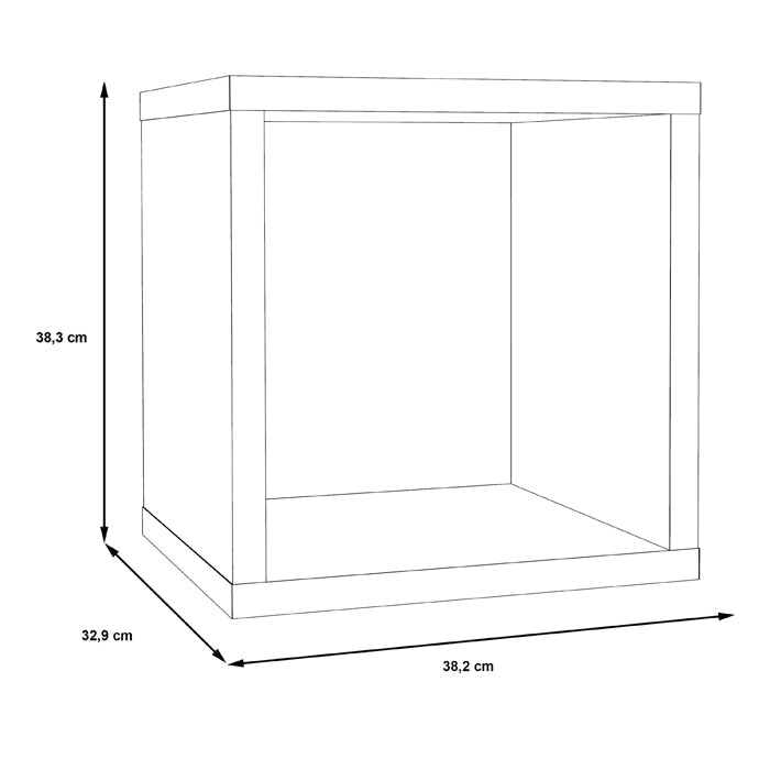 Mauro Small Bookcase in Matt White