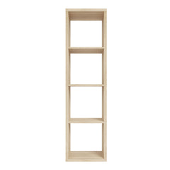 Mauro Tall Narrow Bookcase in Sonoma Oak - Furniture One Shop